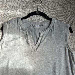 Athleta Light Grey Sleeveless T-shirt Dress